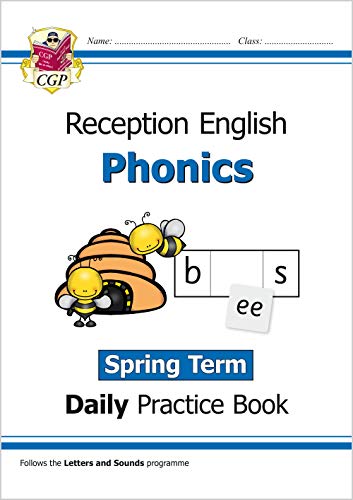 Reception Phonics Daily Practice Book: Spring Term (CGP Reception Daily Workbooks) von Coordination Group Publications Ltd (CGP)